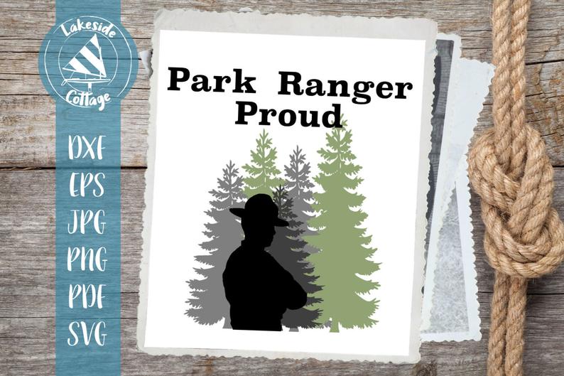 794x529 Park Ranger Proud National Park Service Printable Iron On Etsy