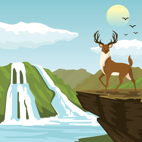 490x490 National Park Illustration