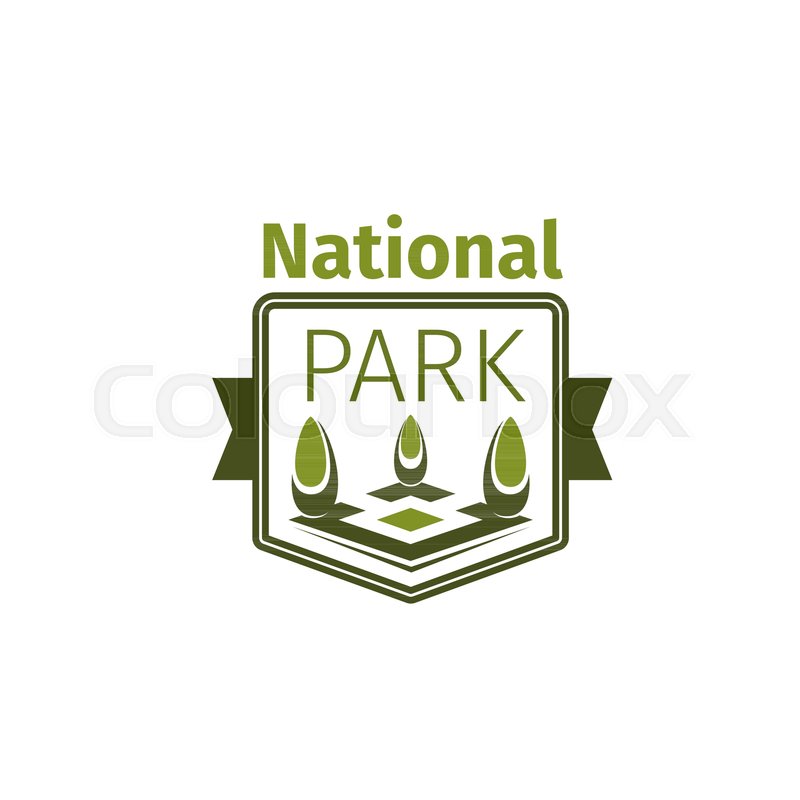 800x800 National Park Icon Template For Stock Vector Colourbox