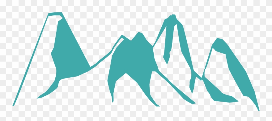 880x393 Beautiful Mountain Drawing Silhouette