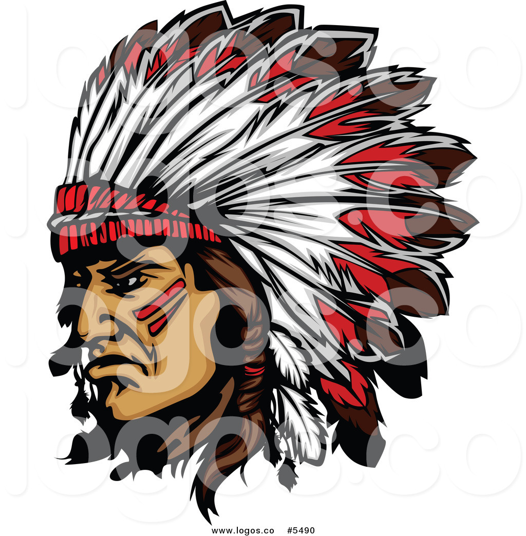 1024x1044 Royalty Free Vector Of A Logo Of A Native American Indian Chief