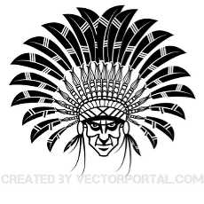 230x230 Native American Headdress Vector Free Vectors Downloads Found