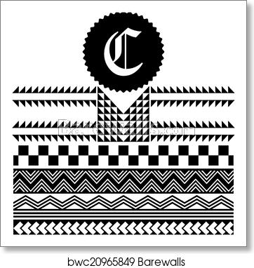 362x382 Native American Pattern, Art Print Barewalls Posters Prints