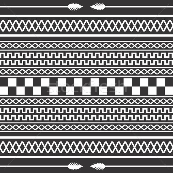 600x600 Native American Pattern Vector Illustration