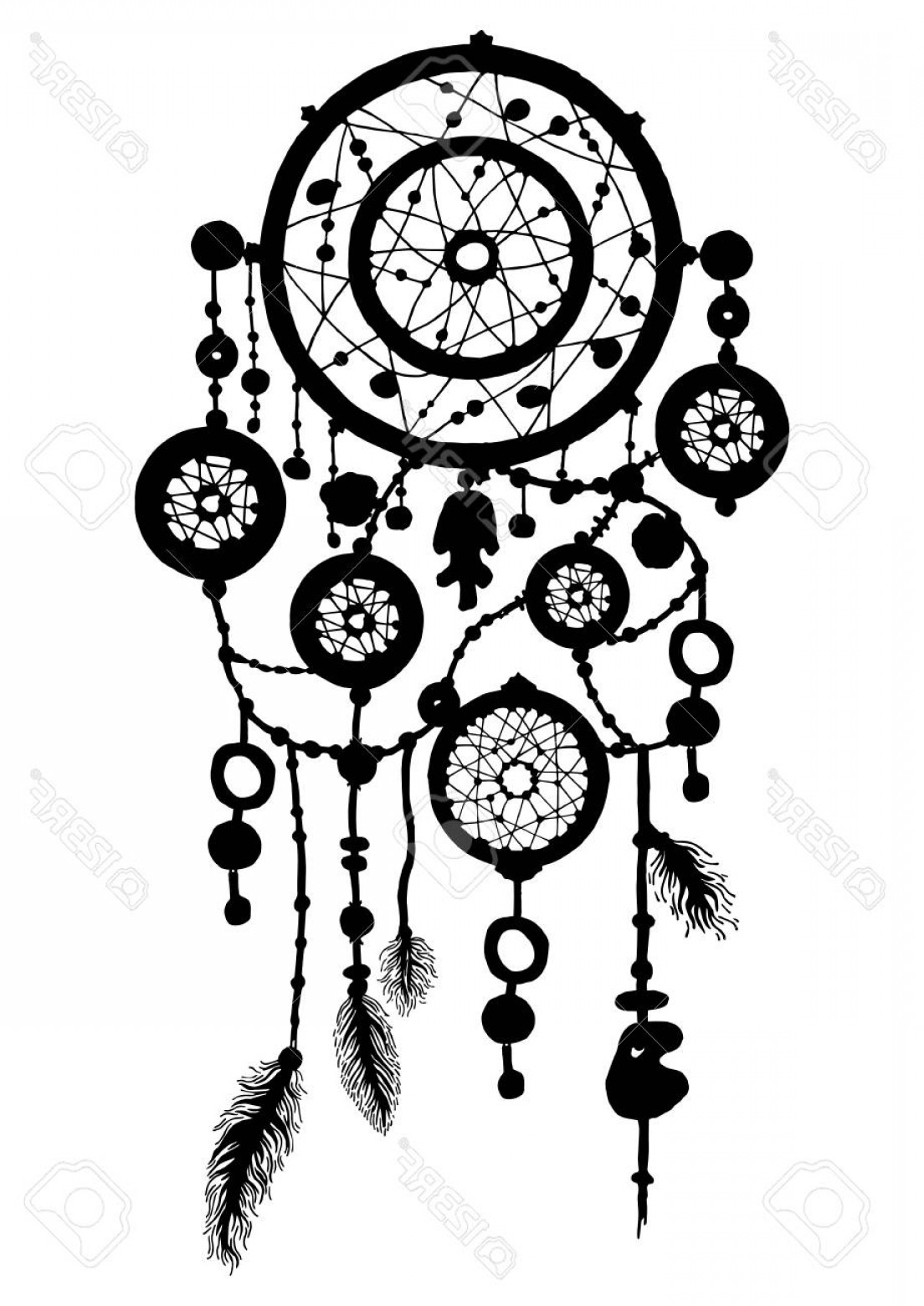 1104x1560 Photostock Vector Native American Ethnic Tribal Talisman Vector