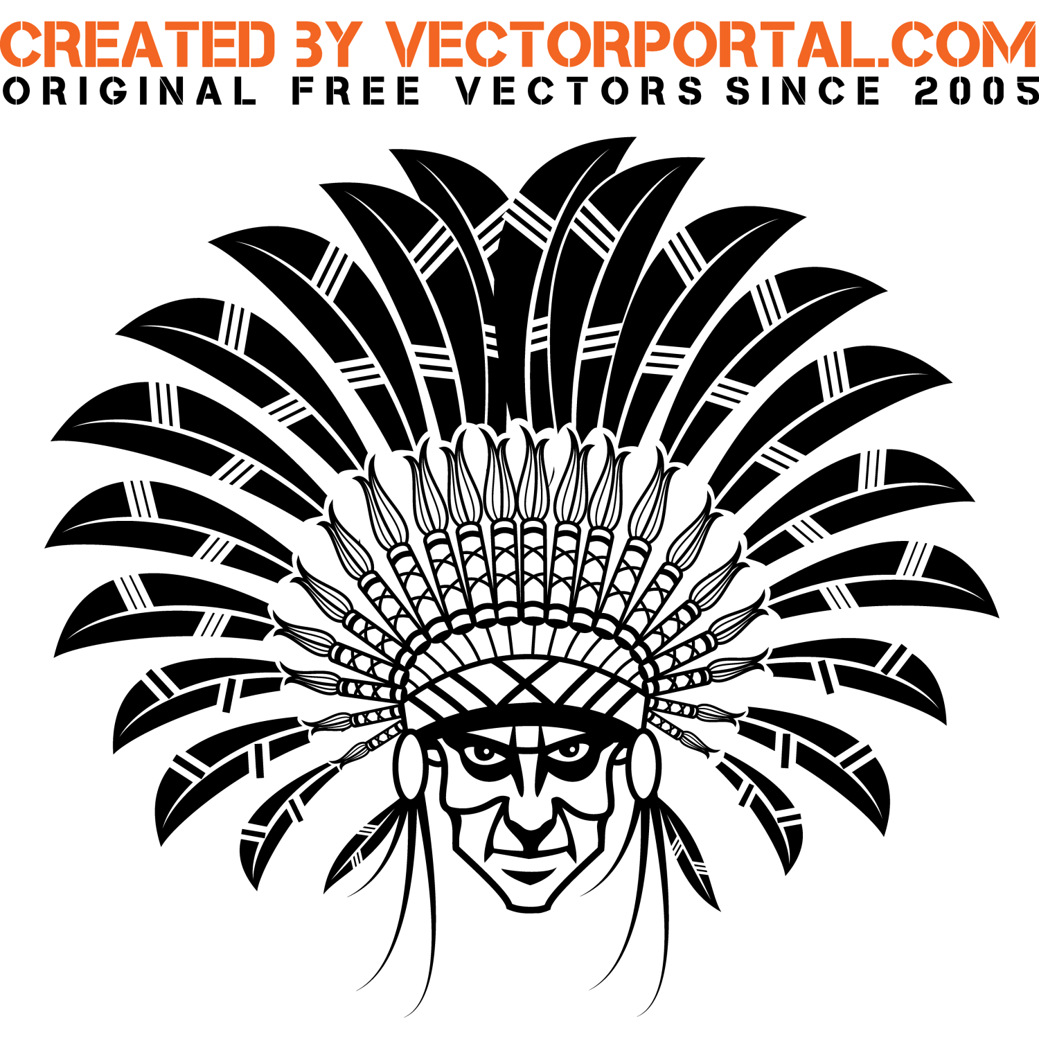 1500x1500 Vector For Free Use Native American Vector Clip Art