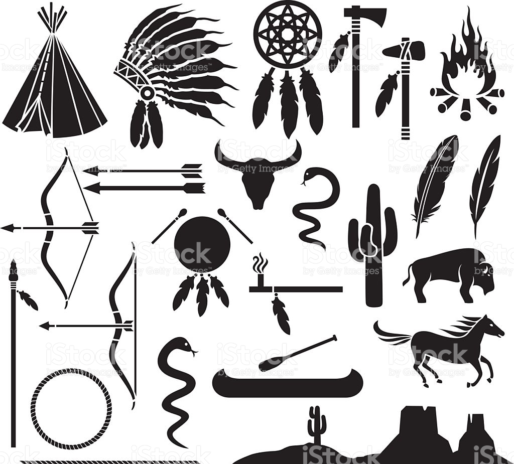 1024x925 Native American Bow And Arrow Clipart