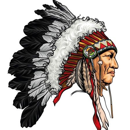 450x450 Free Native American Vector Art Redskin In Native