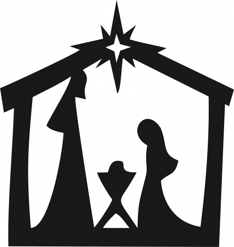 Download Nativity Scene Silhouette Vector at Vectorified.com ...