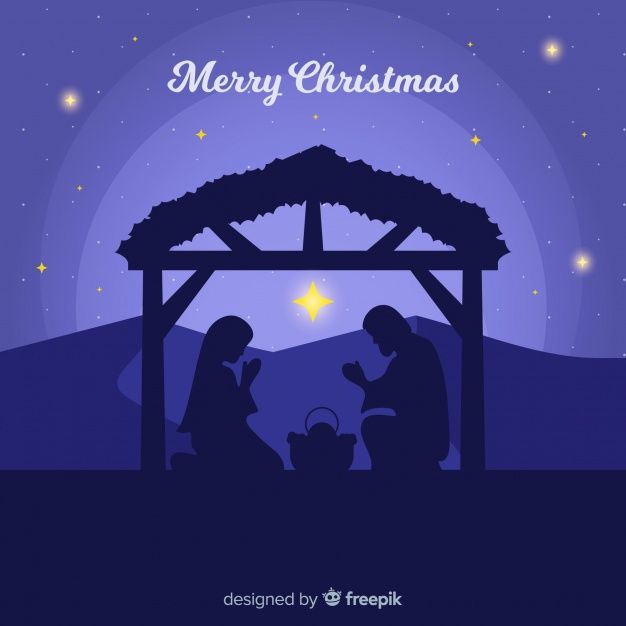 Beautiful Nativity Scene Background In Flat Design Free Vector 626x626 Beautiful Nativity Scene Background In Flat Design Free Vector