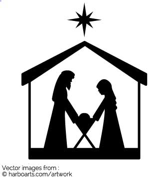 Download Nativity Silhouette Vector at Vectorified.com | Collection ...