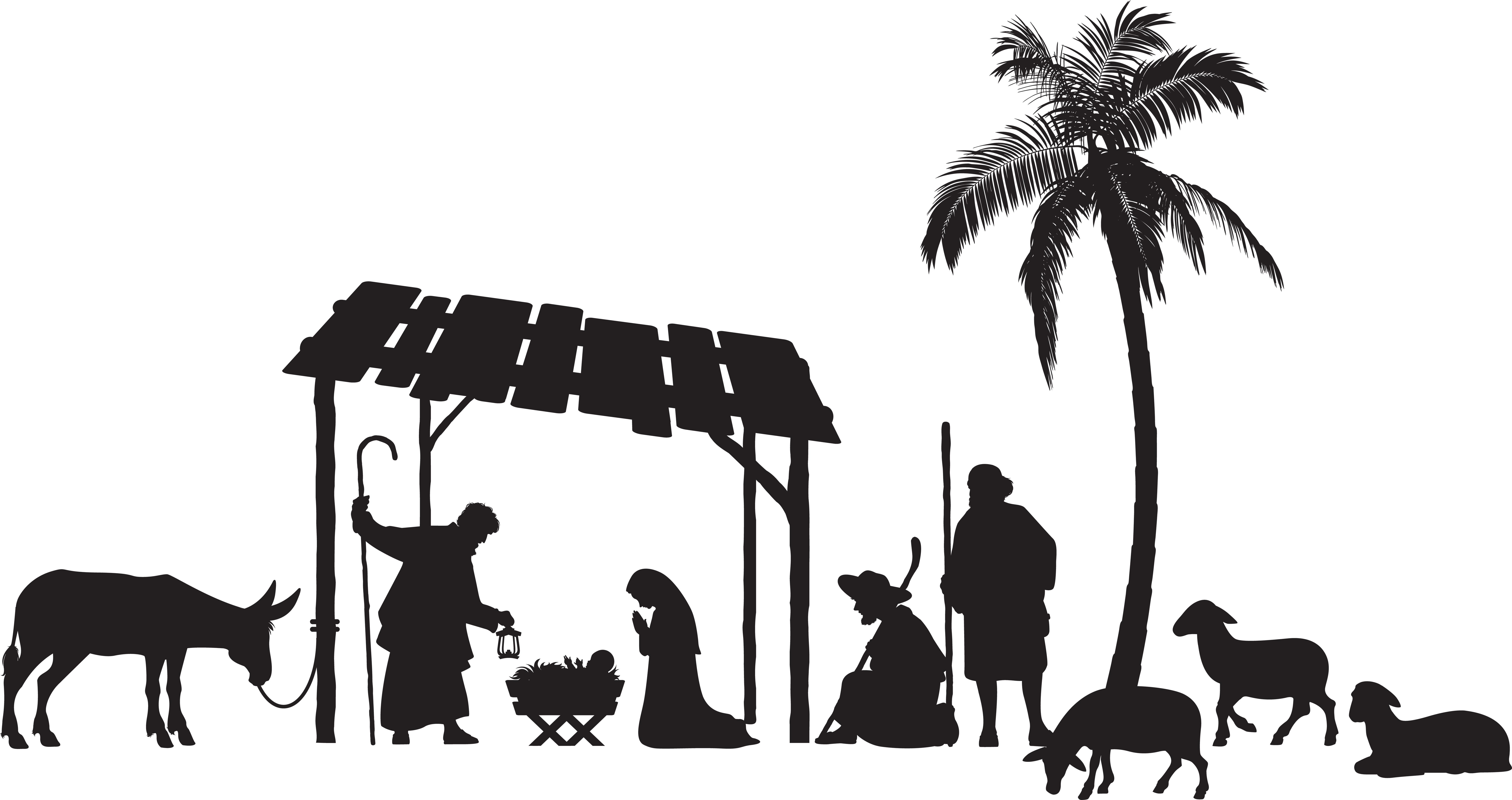 Download Nativity Silhouette Vector at Vectorified.com | Collection ...
