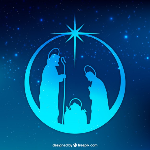 Nativity Scene Silhouettes Vector Free Download 626x626 Nativity Scene Silhouettes Vector Free Download