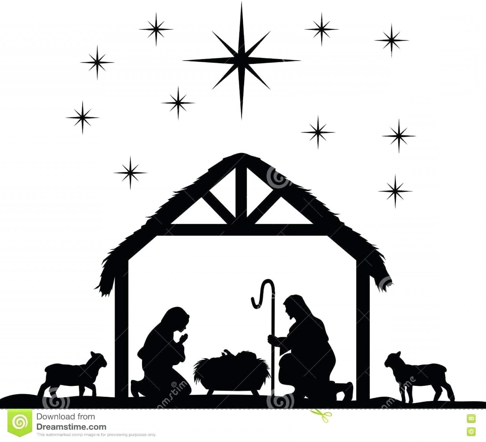 1560x1418 Silhouette Three Wise Kings Manger Design Isolated Vector Soidergi
