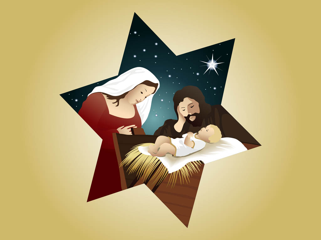1024x765 Vector Nativity Vector Art Graphics