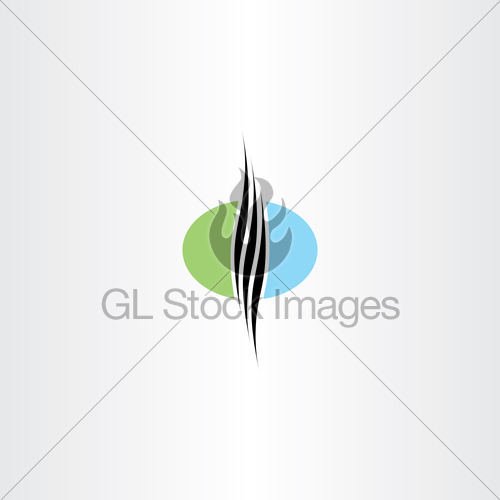 500x500 Healthy Natural Hair Logo Vector Gl Stock Images