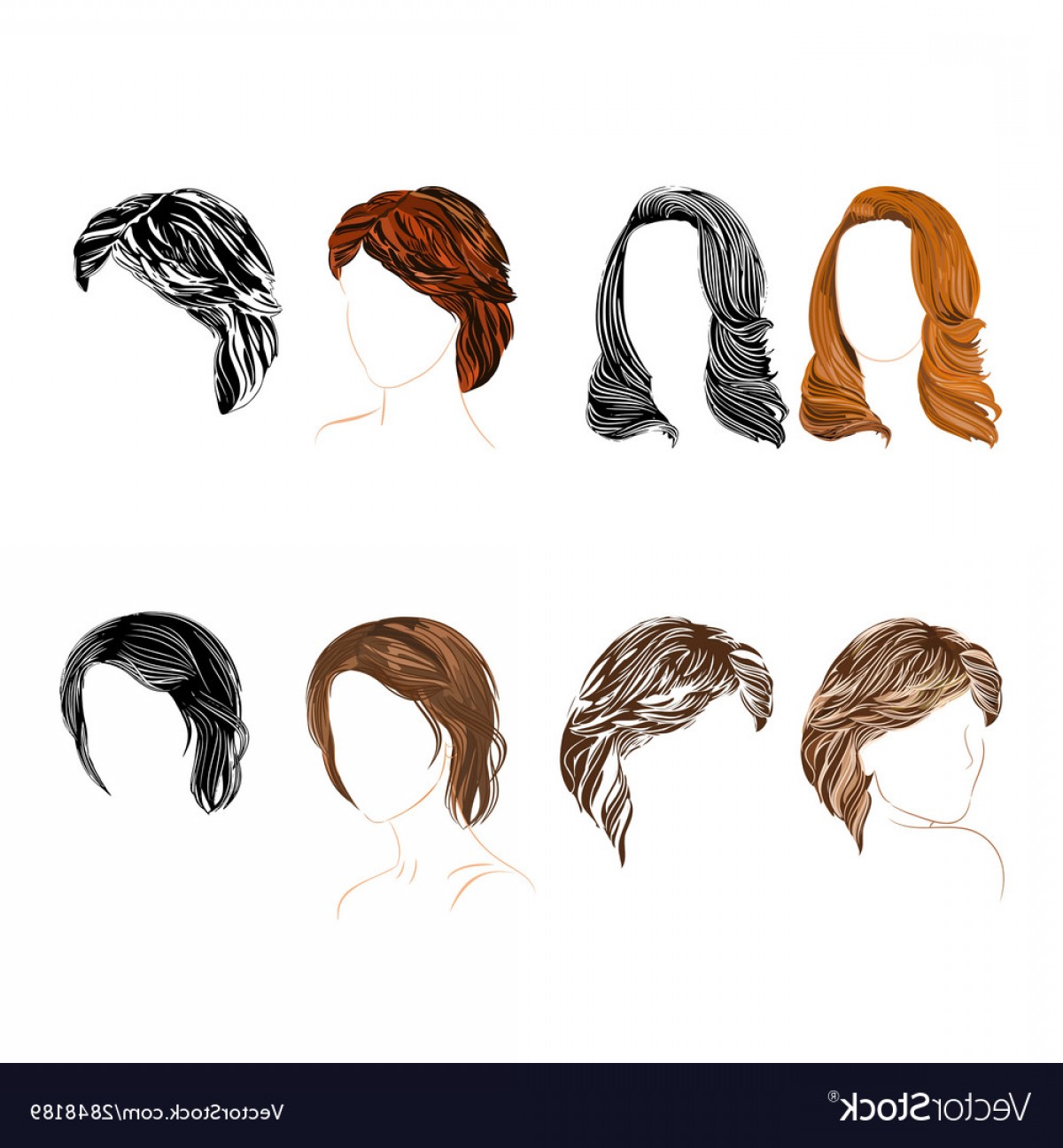 Natural Hair Vector at Vectorified.com | Collection of Natural Hair ...