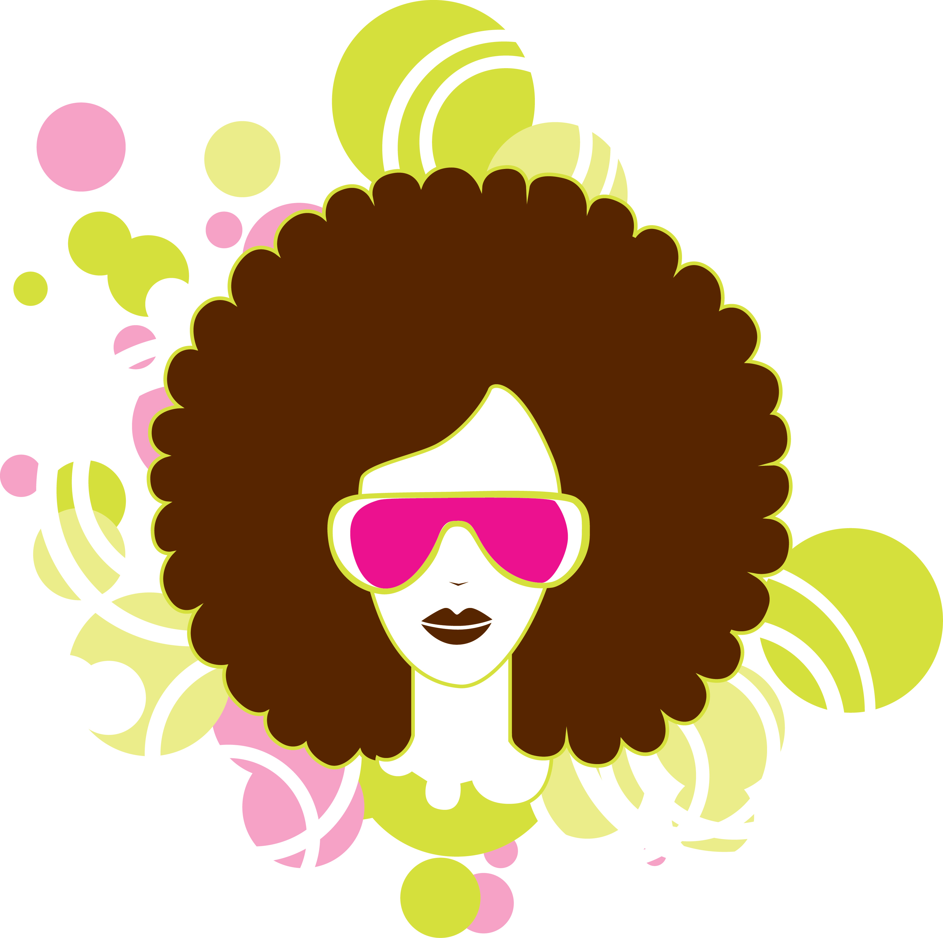 3237x3220 Natural Hair Clipart