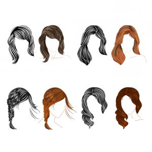 Natural Hair Vector at Vectorified.com | Collection of Natural Hair ...