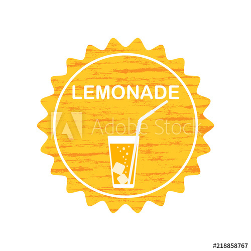 Icon Sticker Or Poster, Label, Logo Of Lemonade Drink, Soda 500x500 Icon Sticker Or Poster, Label, Logo Of Lemonade Drink, Soda