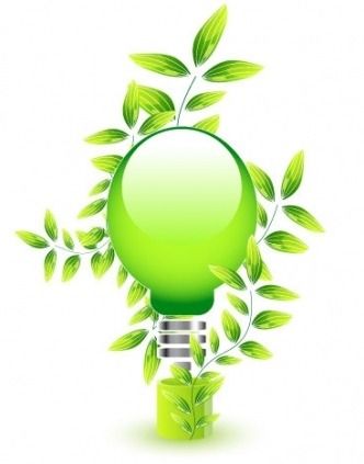 Environmently Friendly Natural Light Bulb Free Vector 332x423 Environmently Friendly Natural Light Bulb Free Vector