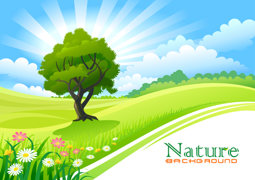 500x354 Green Of Nature Elements Vector Free Download