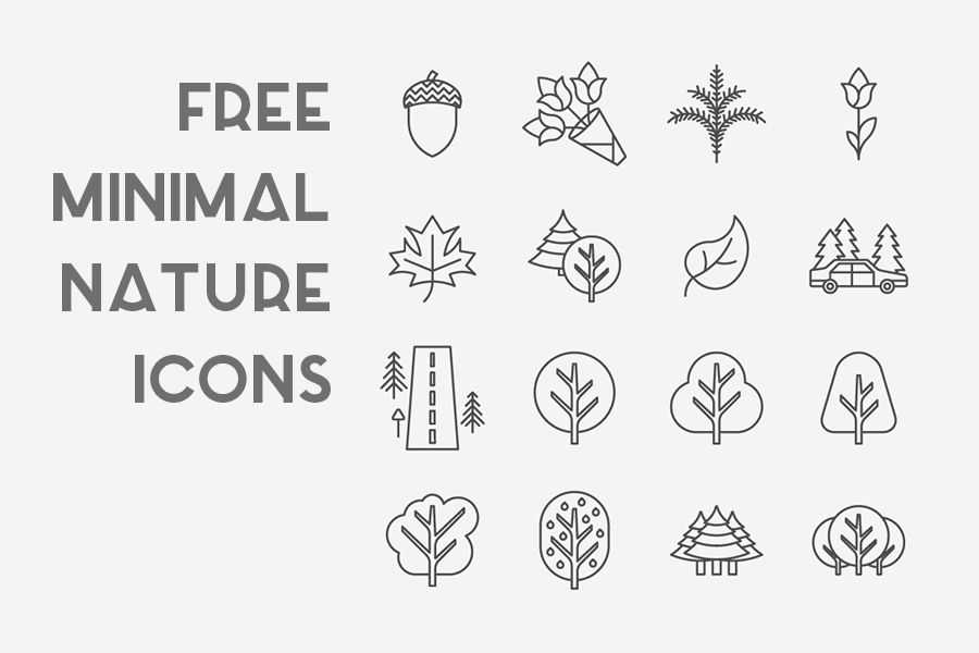 900x600 Free Minimal Nature Icons Eat Flower Graphic Design, Nature