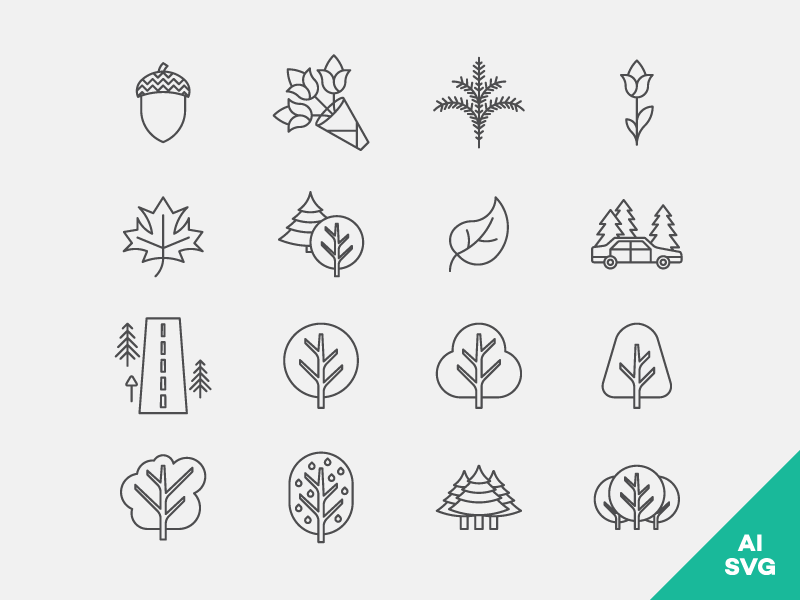 800x600 Nature Icons Freebie
