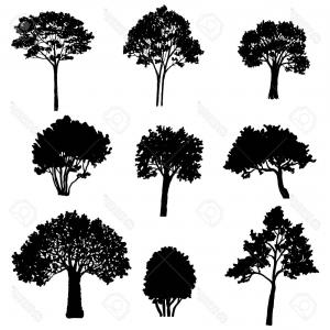 300x300 Garden Trees Vector Silhouette Flowers Grass Game Park Elements