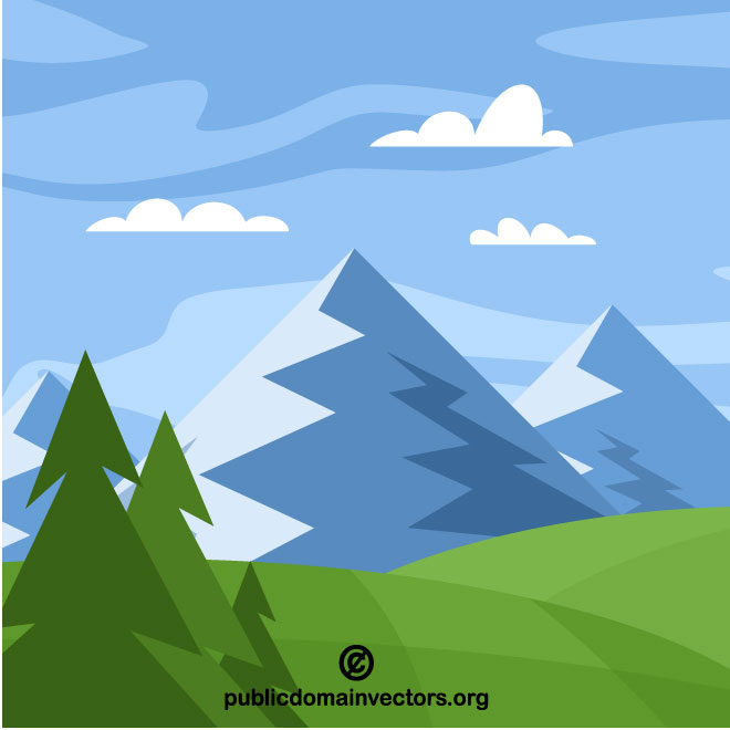 660x660 Mountains Nature Vector