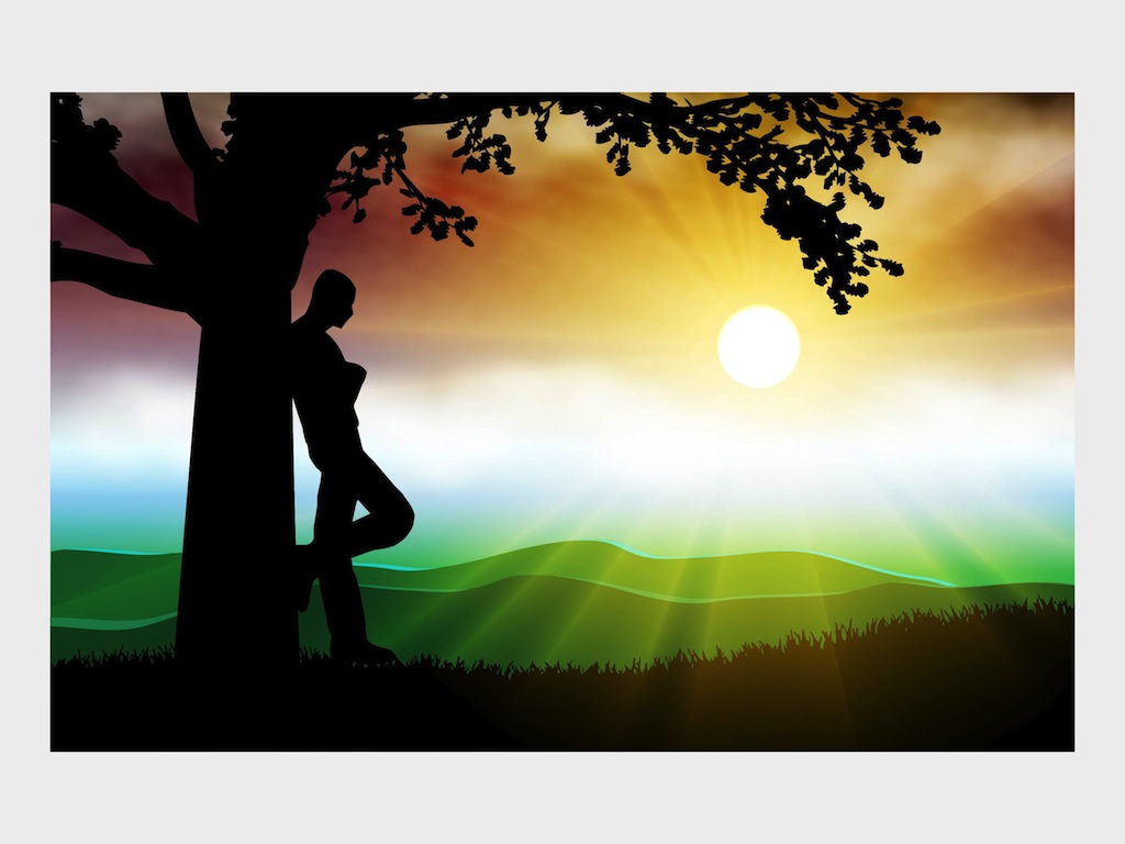 1024x768 Beautiful Nature Vector Vector Art Graphics