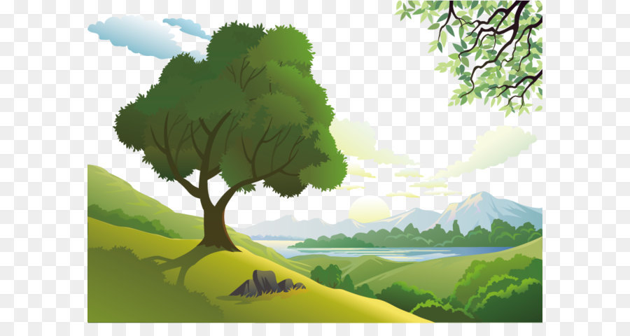 900x480 Download Free Png Natural Landscape Euclidean Vector Nature
