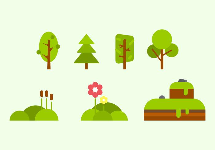 700x490 Free Green Nature Vectors