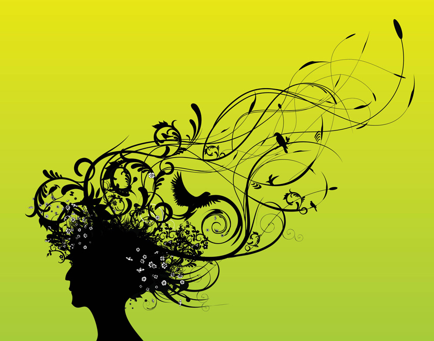 850x669 Natural Hair Vector Art Graphics