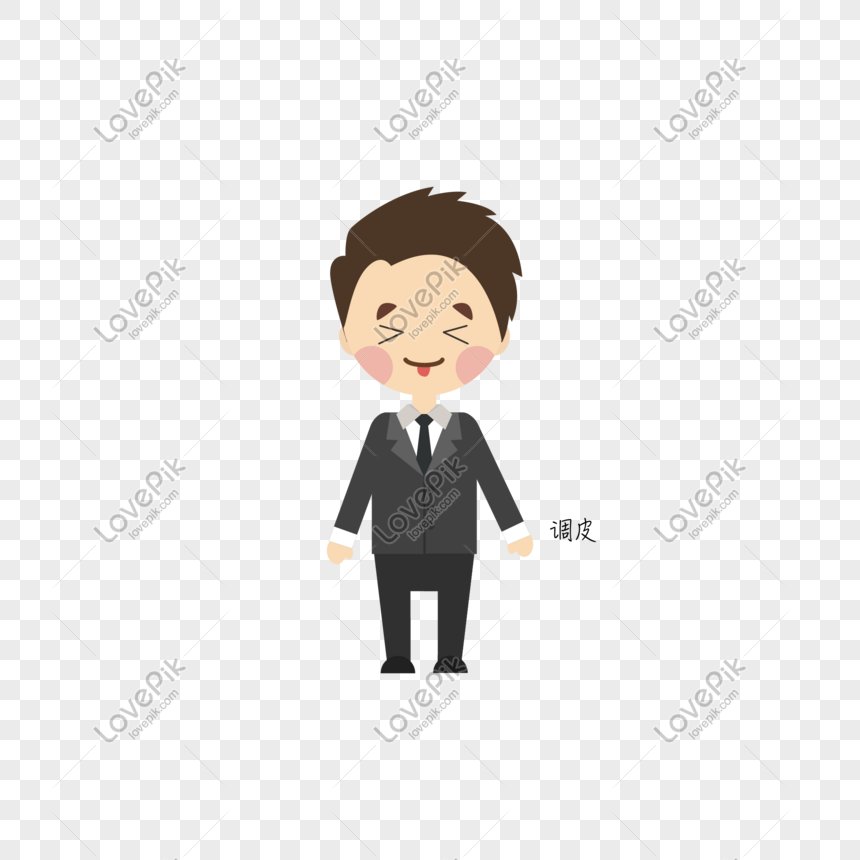 860x860 Business Vector Emoticon Pack Naughty Png Image Picture Free
