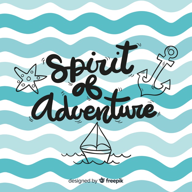 626x626 Wavy Nautical Background Vector Free Download