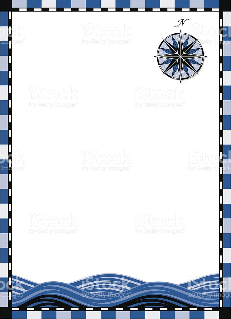741x1024 Nautical Borders Clipart Of Backgrounds Vector