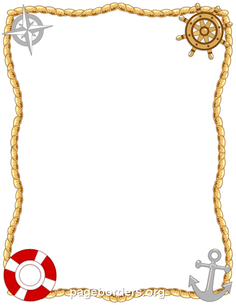 470x608 Nautical Border Clip Art
