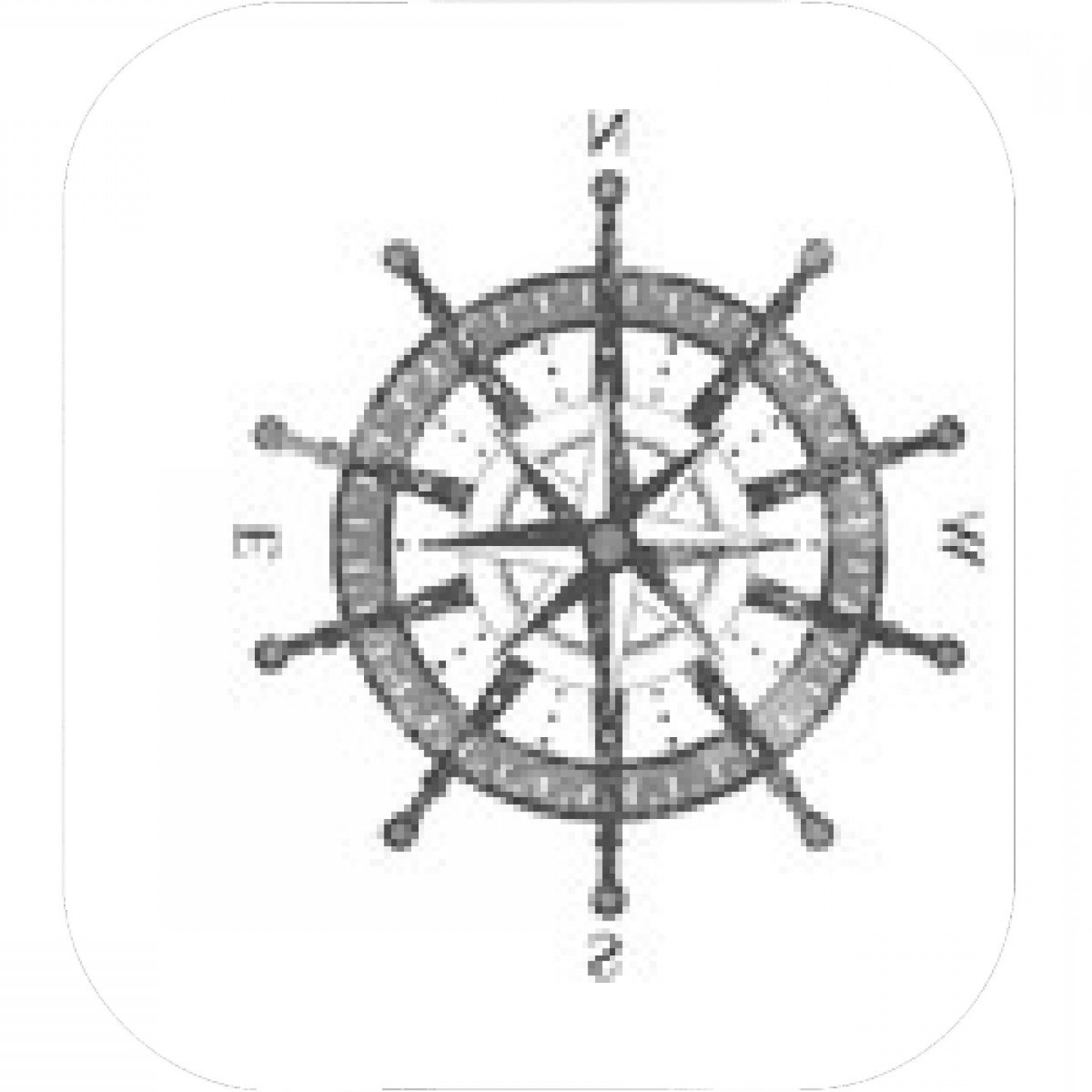 1440x1440 Antique Compass Vector Catchsplace