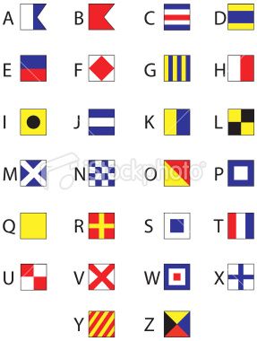 287x380 These Are Vector Illustrations Of The Nautical Flags For A Z They