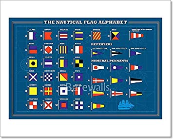 355x285 Barewalls International Maritime Signal Flags