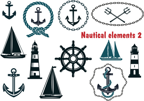 487x343 Nautical Vectors Free Free Vector Download
