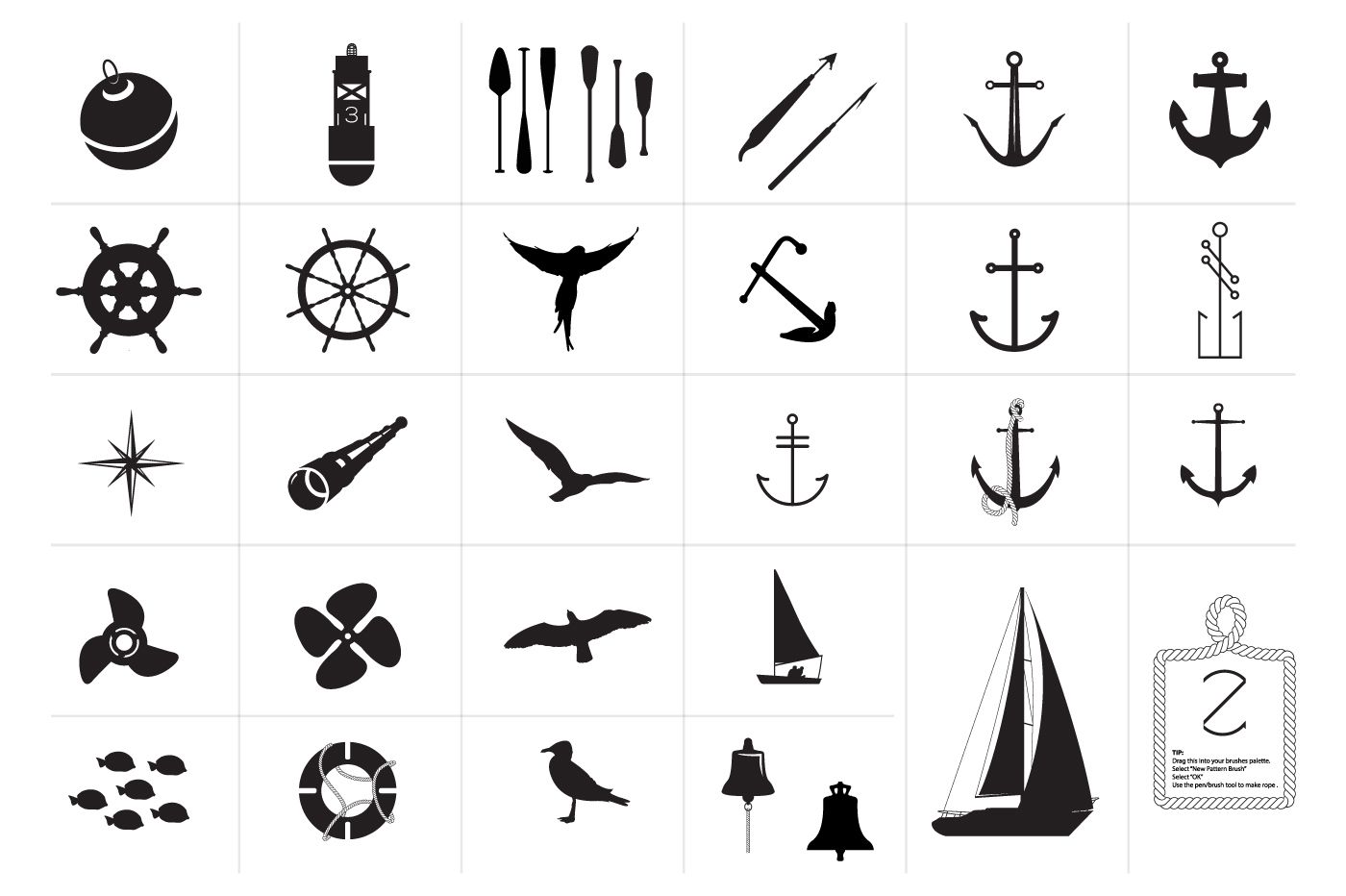 1400x932 Nautical Vector Icon Set Tattoo Logo Templates, Templates