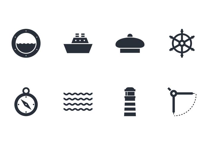 700x490 Pack Of Nautical Icon Vectors