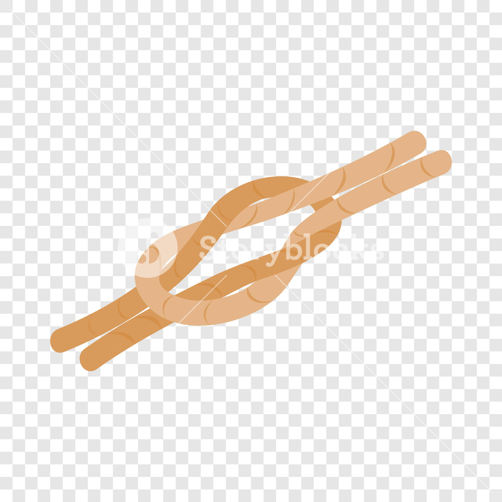 1000x1000 Nautical Knot Isometric Icon On A Transparent Background Vector