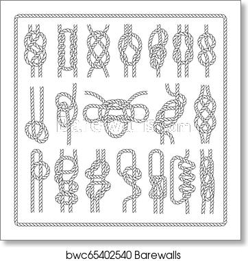 362x382 Nautical Knot Marine Rope Borders With Knots, Navy Tying Frames