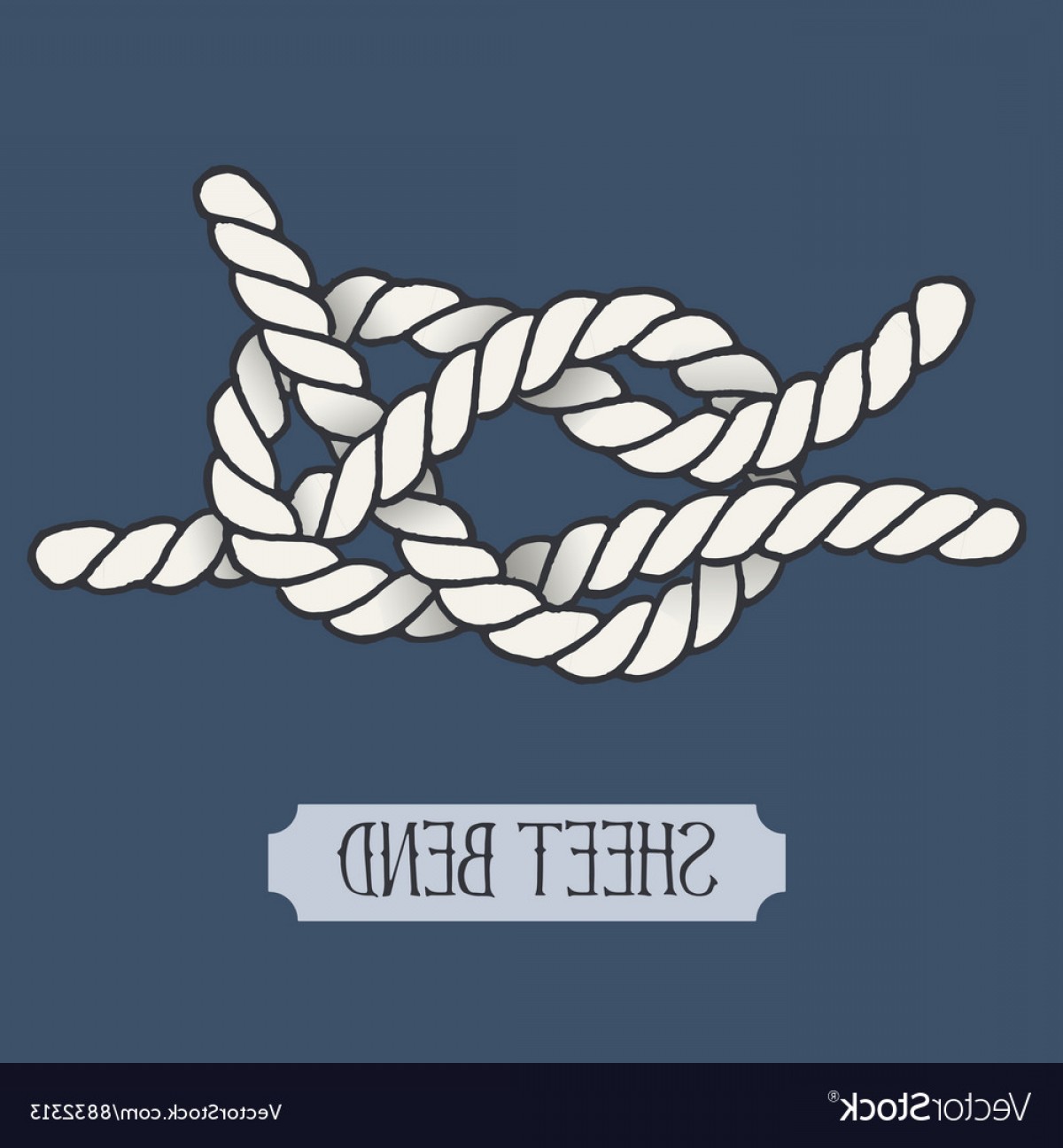 1200x1296 Single Of Nautical Knot Vector Lamaison