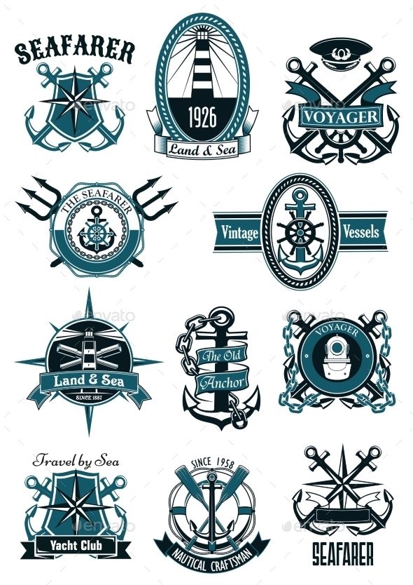 Nautical Logo Vector At Vectorified.com 