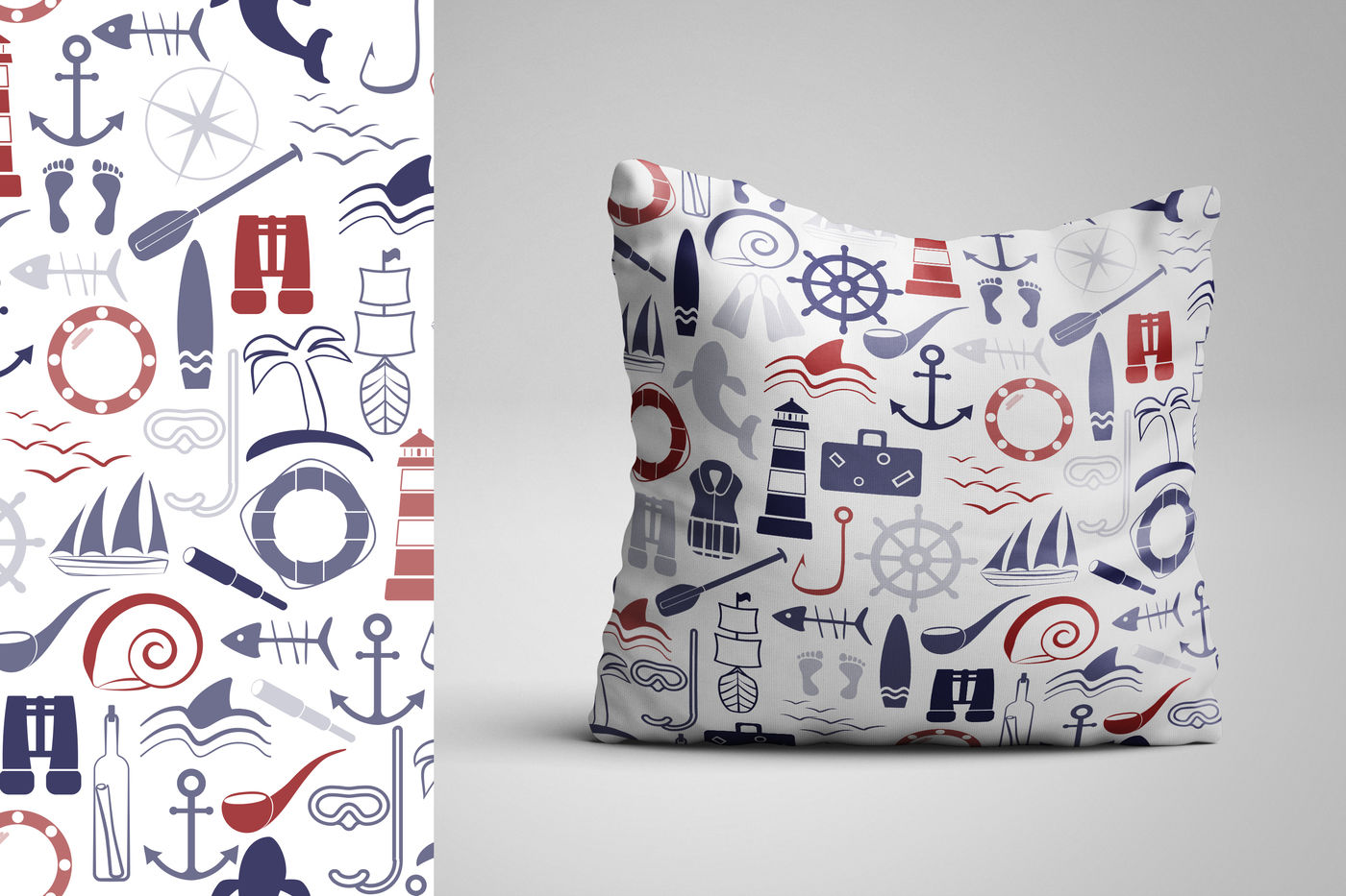 1400x933 Vector Nautical Patterns