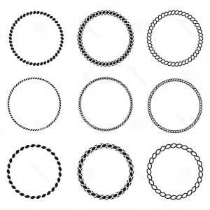 300x300 Round Rope Frame Circle Ropes Rounded Border And Vector Catchsplace